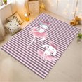 thumbnail image 3 of Dreammotif Bedroom Rug, Entryway Rug, Soft Rug, Non-Slip Carpet, Kids Room Rug, Teen Girl Room Rug, Ballet Girl And Rabbit Rugs, Entryway Rug, Pink Rug, 3 of 8