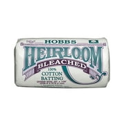 Hobbs Heirloom Bleached Cotton Batting - 90" x 108" - Queen