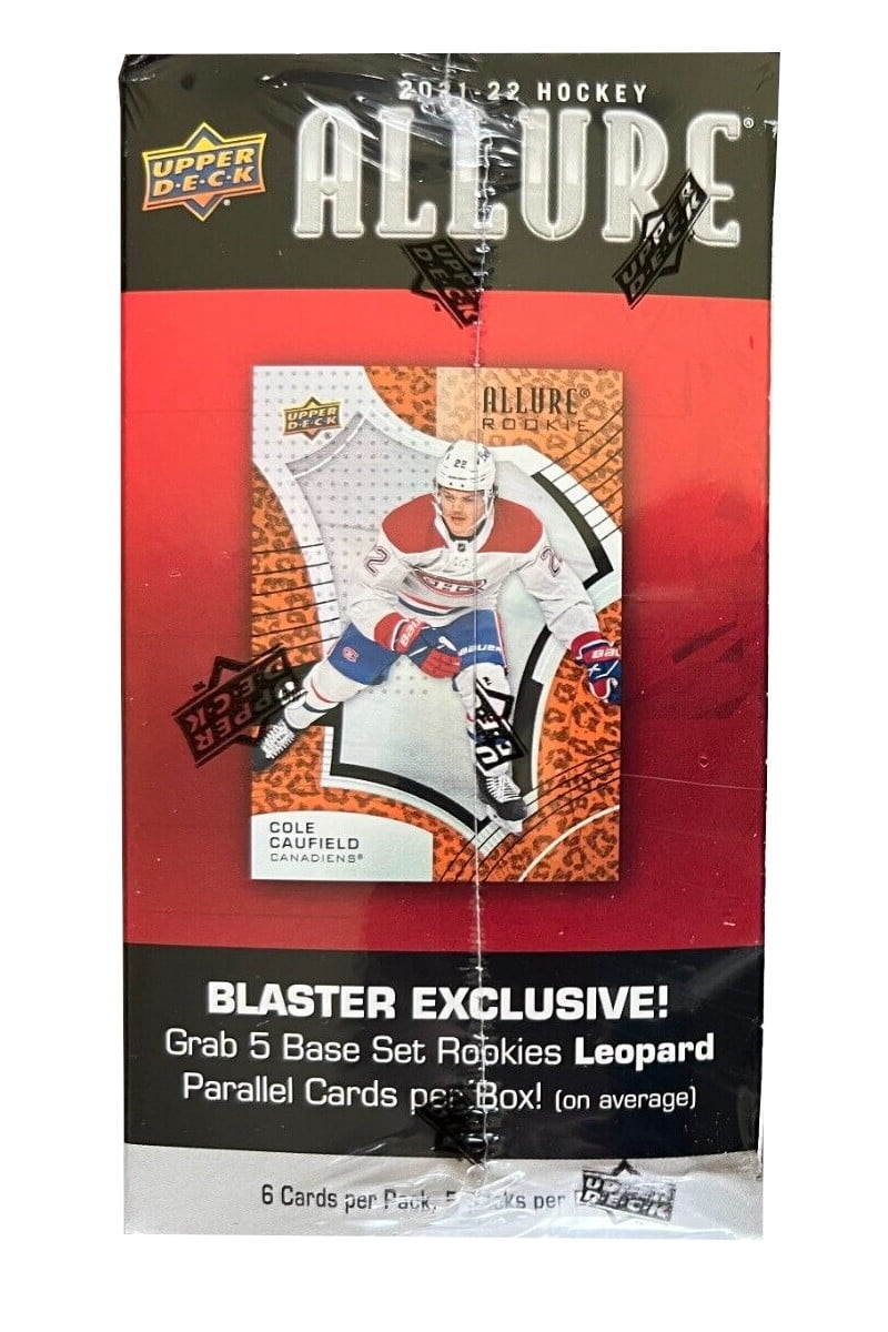 2021-22 Upper Deck Allure NHL Hockey Trading Cards Blaster Box