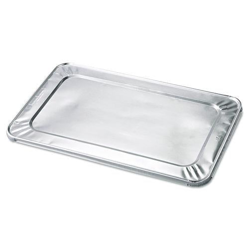 Steam Pan Foil Lids, Fits Full-Size Pan, 45 Gauge, 12 x 20.81, 50/Carton | Bundle of 2