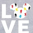 thumbnail image 3 of Mickey & Friends - Mickey Love Fill - Toddler And Youth Crewneck Fleece Sweatshirt, 3 of 5