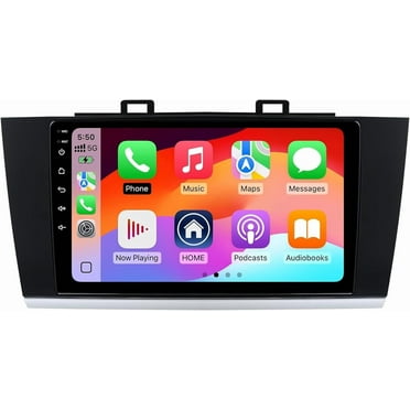 2 32G Android 12 Double Din Car Stereo for Subaru Outback Legacy 2015-2018 with 9 Inch Touchscreen Radio Built-in Wireless Carplay/Android Auto/GPS/Bluetooth/FM/AUX-in/SWC/Backup Camera