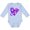 AE-Light Blue, variant on Inktastic Epilepsy Awareness Purple Ribbon Around Heart Boys or Girls Long Sleeve Baby Bodysuit