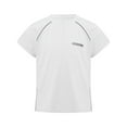 thumbnail image 3 of Yruioon Kids Girls Boys Dry Fit Sports T-Shirts Athletic Shirts Short Sleeve Activewear Tees Tops for White 130, 3 of 6