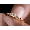 thumbnail image 2 of vylahjewellery 1 Ct Oval Cut Moissanite Diamond Engagement Ring 10K Rose Gold Ring for Special One, 2 of 4