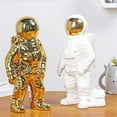 thumbnail image 4 of Joernso Ceramic Space Man Cosmonaut Model Figure Figurine Statue Sculpture Table Decor, 4 of 8