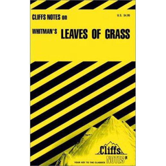 Pre-Owned Whitman's Leaves of Grass (Cliffs Notes) (Paperback) 0822007231 9780822007234