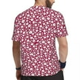 thumbnail image 4 of Running T-Shirt For Men Cute Ditsy Floral T Shirts Popular Flower Print Summer Tees O Neck, 4 of 5