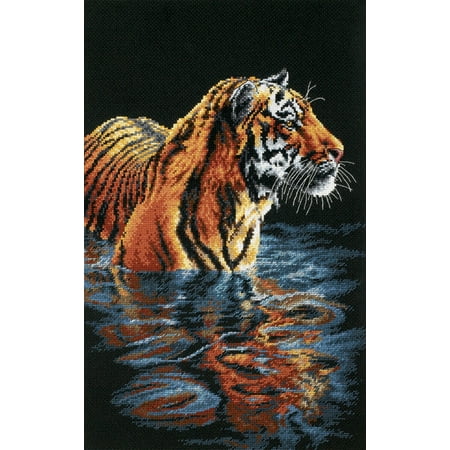 Tiger Cross Stitch Pattern - Dimensions