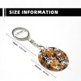 thumbnail image 3 of Naloa Dogs Different Breeds Print Round Keychain Keychain Key Ring, Key Tag, Key Chain Bulk for Gift Accessories (Round), 3 of 7