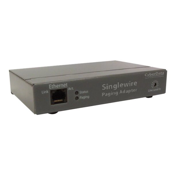 CyberData Singlewire InformaCast Paging Adapter VoIP gateway 100Mb