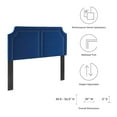 thumbnail image 5 of Cynthia Performance Velvet Twin Headboard, 5 of 7