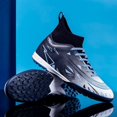thumbnail image 3 of Zapatos de fútbol TF/FG para hombre, botas de entrenamiento de césped, Botines altos, antideslizantes, deportivos, para interior, venta al por mayor, 3 of 5