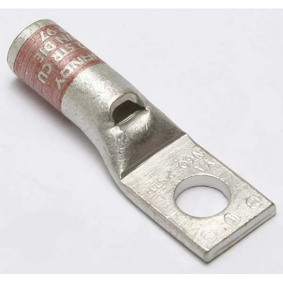 Burndy OneHoleLugCmprsnConn,STD,Brown,10 YA2CLBOX