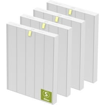 4 Pack C545 True HEPA Replacement Filter S Compatible with Winix C545, B151, P150, 9300 Air Purifier, Ture Enjinzz Filter S Only, Part number 1712-0096-00
