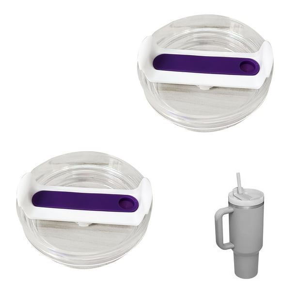 Tapa de vaso de 1182 ml compatible con Stanley Quencher de 40 oz, paquete de 2