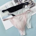 thumbnail image 6 of Men Sexy See Through Briefs Sheer Mesh Pouch Underwear Panties Lingerie Thong, 6 of 10