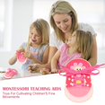 thumbnail image 2 of fastboy Engage In Interactive Play While Learning With Toy Cognitive Toys Wood Educational Toy Teaching Pink Shoe Lace 1Set, 2 of 6