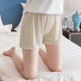 thumbnail image 3 of OUSITAID Woman Summer Plus Size Boxers Solid Color Loose Comfortable Underwear Anti Slip Pants, 3 of 5