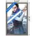 thumbnail image 3 of Star Wars: The Last Jedi - Rey Wall Poster, 14.725" x 22.375", Framed, 3 of 5