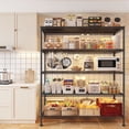 thumbnail image 3 of REIBII 45.3"W Metal Shelves Adjustable Wire Shelving for Storage Pantry Kitchen Living Room Shelves, 3 of 9