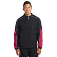 thumbnail image 1 of Sport-Tek Piped Colorblock 1/4-Zip Wind Shirt, 1 of 1