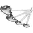 thumbnail image 3 of 20 Pcs Love Measuring Spoon Coffee 410 Stainless Steel Measuring Cup Silver, 3 of 5