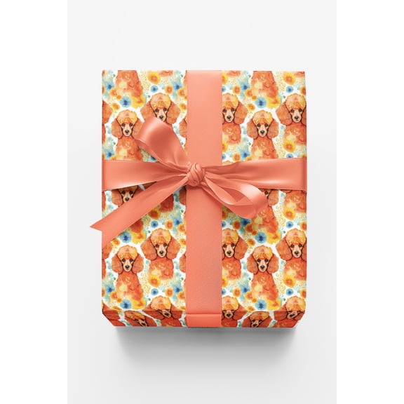 London Penny Premium Wrapping Paper - Poodle Parade