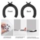 thumbnail image 4 of 4Pcs Small Furniture Casters Wheel Sticky Pulley Appliance Sliders Self Adhesive Casters Wheel for Kitchen Appliances, 4 of 5