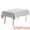 Grey, variant on Unique Bargains Rectangle Tablecloth with Fringe for Indoor Outdoor Light Blue 52"x87"