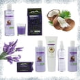 thumbnail image 2 of Pure Parker Lavender Coconut Spa Gift Basket For Women Natural Home Bath and Body Set, 2 of 5