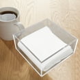 thumbnail image 3 of Transparent Acrylic Napkin Box Paper Holder Rectangular Tissue Square Tray Car Towel Boxes of Tissues Cube, 3 of 6