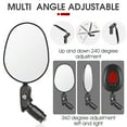 thumbnail image 3 of West Biking HD Glass Bike Mirror 360 Rotation Bicycle Handlebar Rearview Mirrors, a Pair, 3 of 8