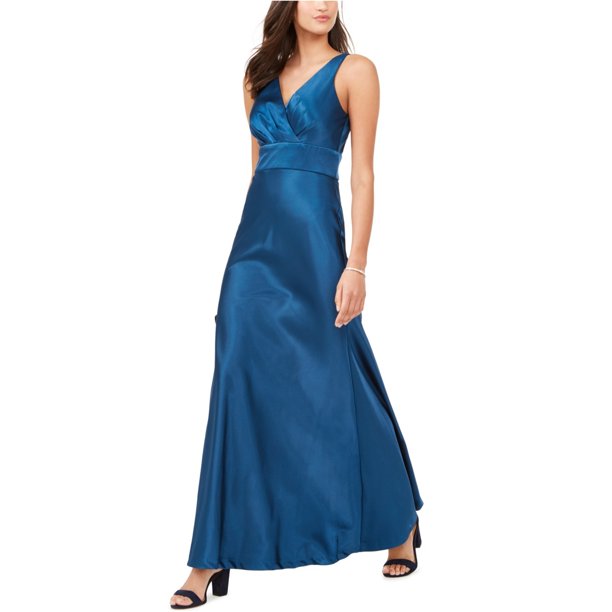 Vestido de satén para mujer Nightway, azul, 8P Nightway Vestido