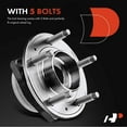 thumbnail image 6 of A-Premium Front Wheel Bearings and Hub Assembly Compatible with Chevrolet Equinox 2018-2021 & GMC Terrain 2018-2021, w/5-Lug, Replace # FW447, 6 of 9