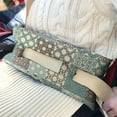 thumbnail image 3 of Recovery Seat Belt Pillow Post-Mastectomy & Heart Surgery Support (Rustic Folk), 3 of 7