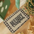 thumbnail image 4 of Christmas Doormat, Kitchen Floor Mat, Oil Absorbent Stain Resistant Entry Door Rug, Polyester Material Non Slip Low Profile Indoor Holiday Home Decoration Carpet 40x60cm, 4 of 7