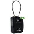 thumbnail image 1 of Iron Lock&Acirc;&reg; TTG Clé Lock Boîte Portable et Murale avec Manille de Câble Amovible Étanche Intérieur Extérieur Combinaison 4 Chiffres Code Réinitialisable avec Interrupteur A B Extra L, 1 of 9