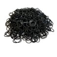 thumbnail image 2 of 600 Refillable BLACK Rubber Loom Band for Bracelet Necklace DIY, 2 of 2