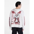 thumbnail image 3 of One Piece Front and Back Puff Graphic Hoodie Sweatshirt, Men's Sizes XS-5XL, 3 of 4