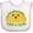 White and Pink, variant on Inktastic Taco Bout a Cutie Cute Taco Pun Boys or Girls Baby Bib