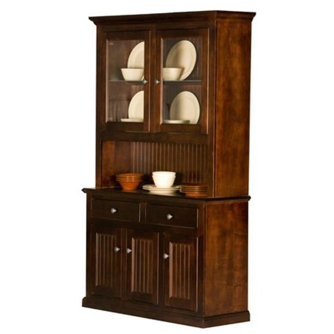 Eagle Furniture 72949WPCC72950PLCC 48 in. Coastal Dining Buffet & Hutch, Concord Cherry
