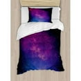 thumbnail image 3 of Ambesonne Galaxy Nebula in Starry Night Sky Duvet Cover Set, 3 of 3