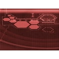 thumbnail image 1 of Ahgly Tapis Rectangulaire Rouge Lavable en Machine, 7 Pieds x 10 Pieds, 1 of 7