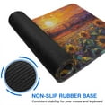 thumbnail image 3 of Sunflowers in Oil Painting Style Gaming Mouse Mat, Rectangle 3XL Extra Large Mouse Pad 47.3 X 23.6 Inches Non-Slip Rubber Gaming Mouse Pad with Stitched Edges, Office Mouse Pad for Women Men Kids, 3 of 7