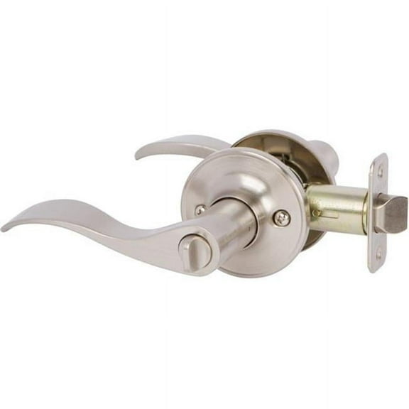The Delaney 502T-BN-CS-US15 View Pack New Bennett Lever Privacy Satin Nickel