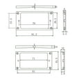 thumbnail image 4 of Esquirla Electric Guitar Tone Volume Control Knobs&Humbucker Pickup Mounting Set, 4 of 8