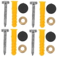 thumbnail image 5 of MLINS 20 Sets Screw Cap Cover Mirror Fastener Mirror Holder Bathroom Mirror Panel Nail, 5 of 8