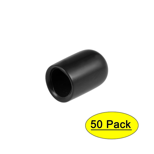 Screw Thread Protectors, 5/16inch ID Rubber Round End Cap Cover