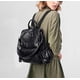thumbnail image 2 of Mochila UTO de piel para mujer, moda vegana, color negro, 2 of 8